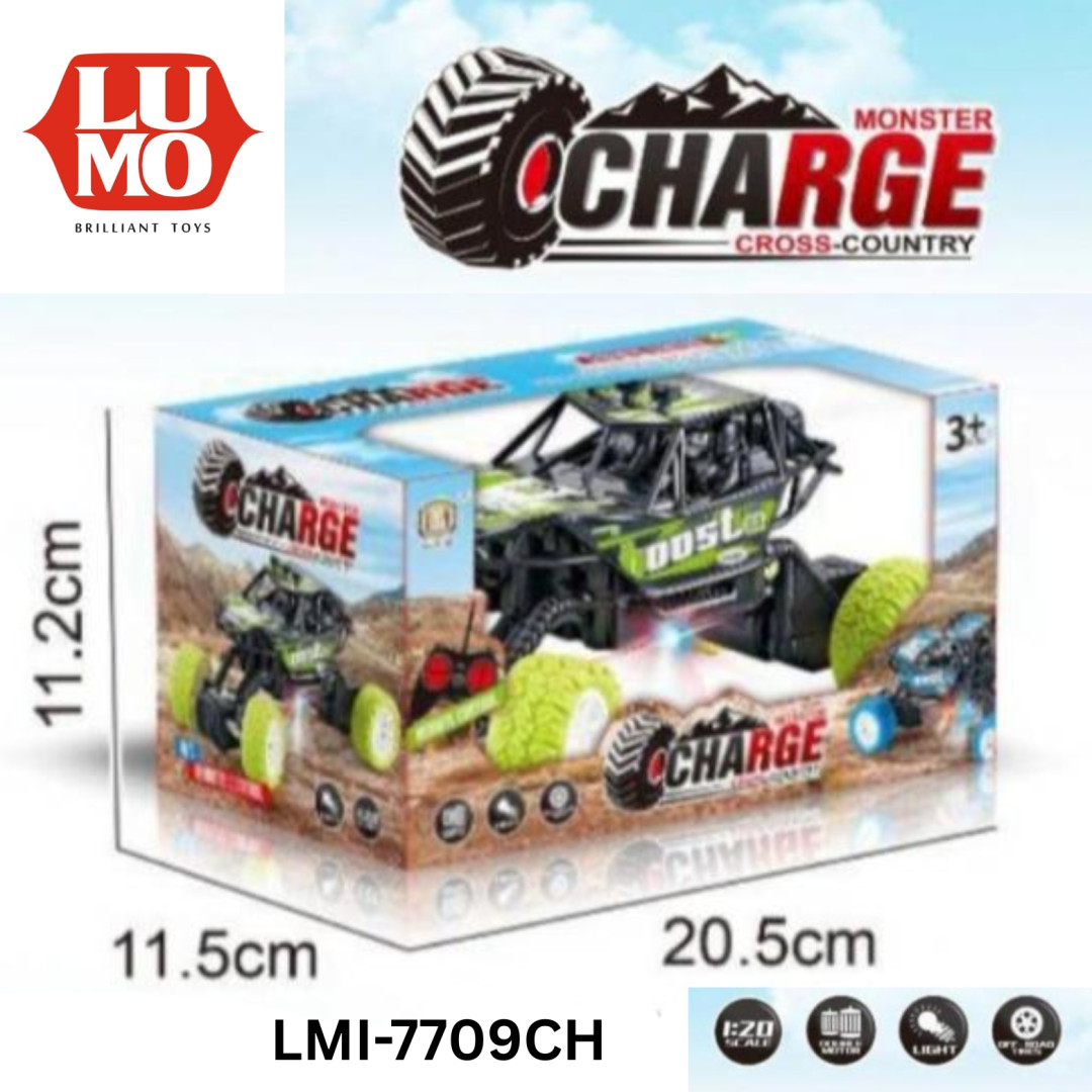 R/C MONSTER RECHARGEBLE CAR 4 WAY